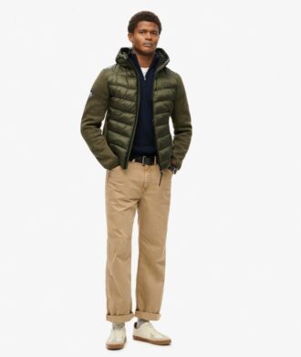 Chaqueta híbrida Storm de punto con capucha