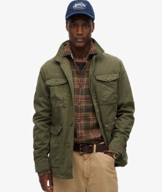 Chaqueta ligera militar M65 bordada