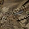 Chaqueta militar de campo bordada