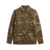 Chaqueta militar de campo bordada