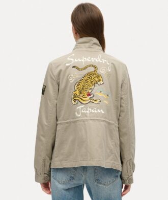 Chaqueta militar M65 bordada
