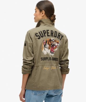 Chaqueta militar M65 bordada