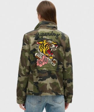 Chaqueta militar M65 bordada