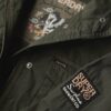 Chaqueta militar M65 con adornos