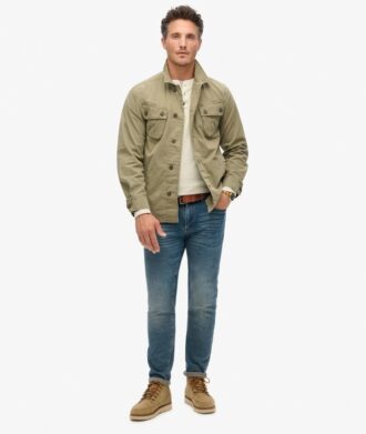 Chaqueta militar tipo overshirt
