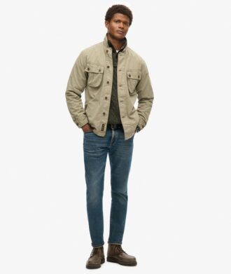 Chaqueta militar tipo overshirt