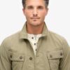 Chaqueta militar tipo overshirt Chaqueta militar tipo overshirt
