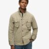 Chaqueta militar tipo overshirt Chaqueta militar tipo overshirt