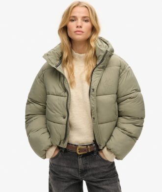 Chaqueta Puffer Cocoon de corte corto