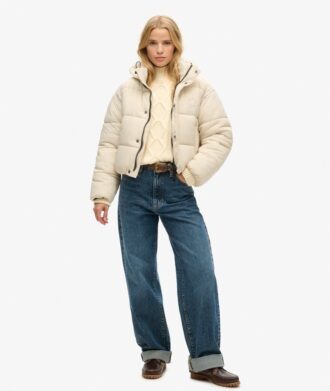 Chaqueta Puffer Cocoon de corte corto