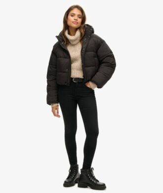 Chaqueta Puffer Cocoon de corte corto