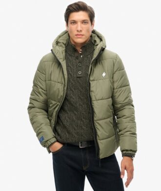 Chaqueta Puffer con capucha Hooded