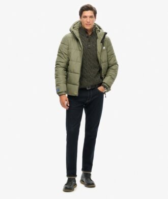 Chaqueta Puffer con capucha Hooded