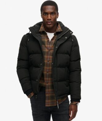 Chaqueta Puffer corta con capucha Everest