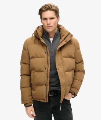 Chaqueta Puffer corta con capucha Everest