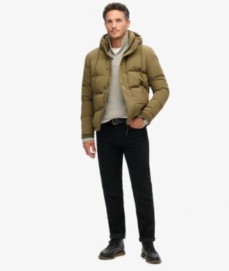 Chaqueta Puffer corta con capucha Everest