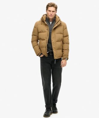 Chaqueta Puffer corta con capucha Everest