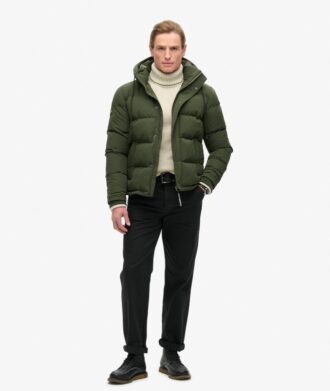 Chaqueta Puffer corta con capucha Everest