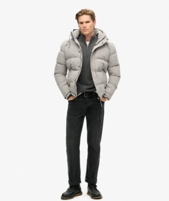 Chaqueta Puffer corta con capucha Everest