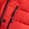 Chaqueta Puffer de largo medio con capucha de piel sintética