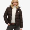 Chaqueta Puffer deportiva Spirit con capucha