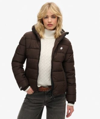 Chaqueta Puffer deportiva Spirit con capucha