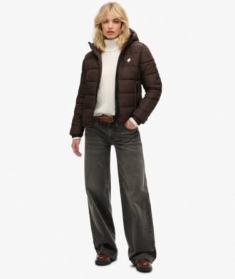 Chaqueta Puffer deportiva Spirit con capucha