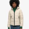 Chaqueta Puffer deportiva Spirit con capucha