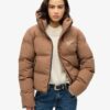 Chaqueta Puffer holgada con capucha