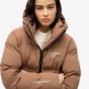 Chaqueta Puffer holgada con capucha