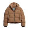 Chaqueta Puffer holgada con capucha