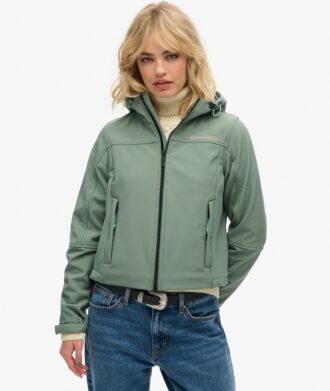 Chaqueta Soft Shell Trekker con capucha