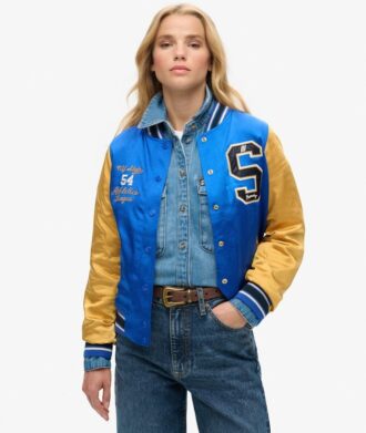 Chaqueta universitaria de lujo