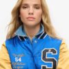 Chaqueta universitaria de lujo