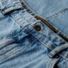 Falda larga de denim con aberturas