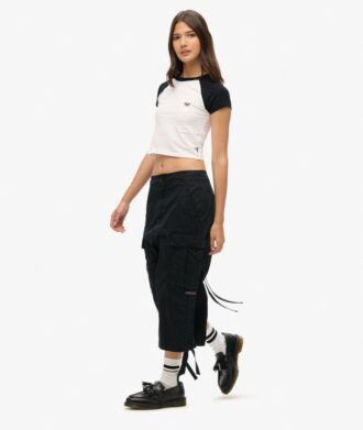 Falda midi tipo cargo