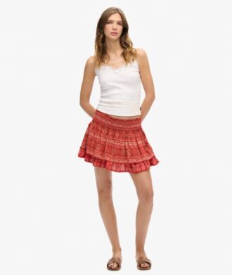 Falda Vintage con volantes