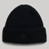 Gorro de punto acanalado