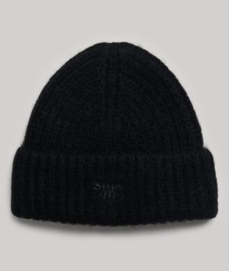 Gorro de punto acanalado
