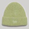 Gorro de punto acanalado