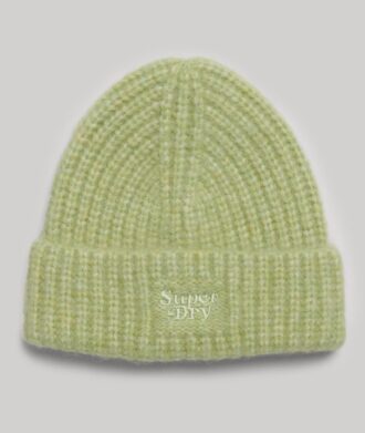 Gorro de punto acanalado