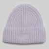 Gorro de punto acanalado