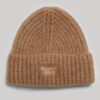 Gorro de punto acanalado