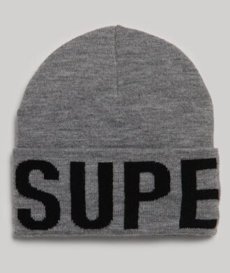Gorro de punto con la marca