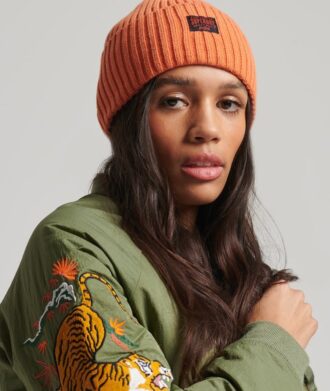 Gorro de punto estilo ropa de trabajo