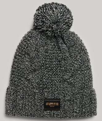 Gorro de punto trenzado