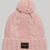 Gorro de punto trenzado