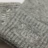 Guantes de punto acanalados