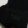 Guantes de punto acanalados