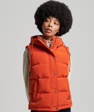 Hooded Everest Chaleco estilo Vintage